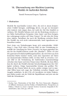 Überwachung von ML Models im laufenden Betrieb Überwachung von ML Models im laufenden Betrieb